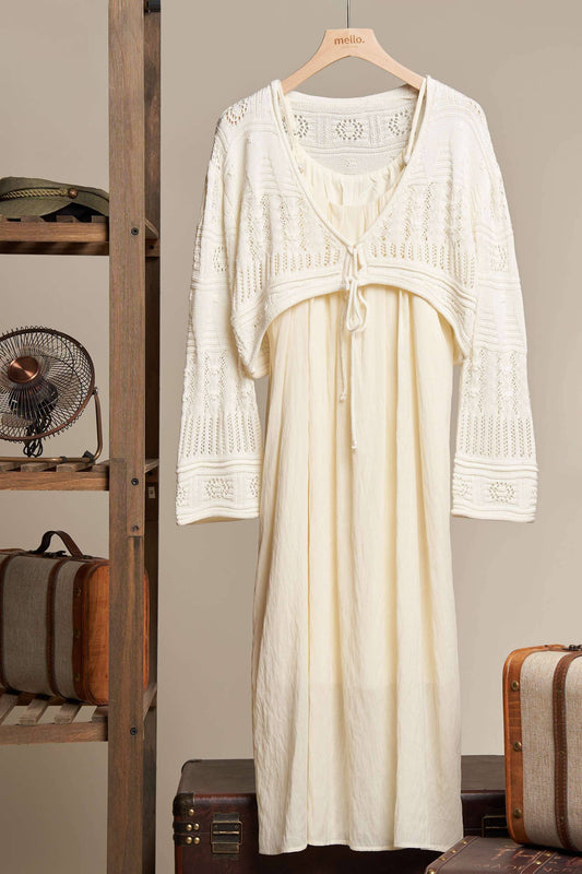 Everyday Cropped Knit Cardigan