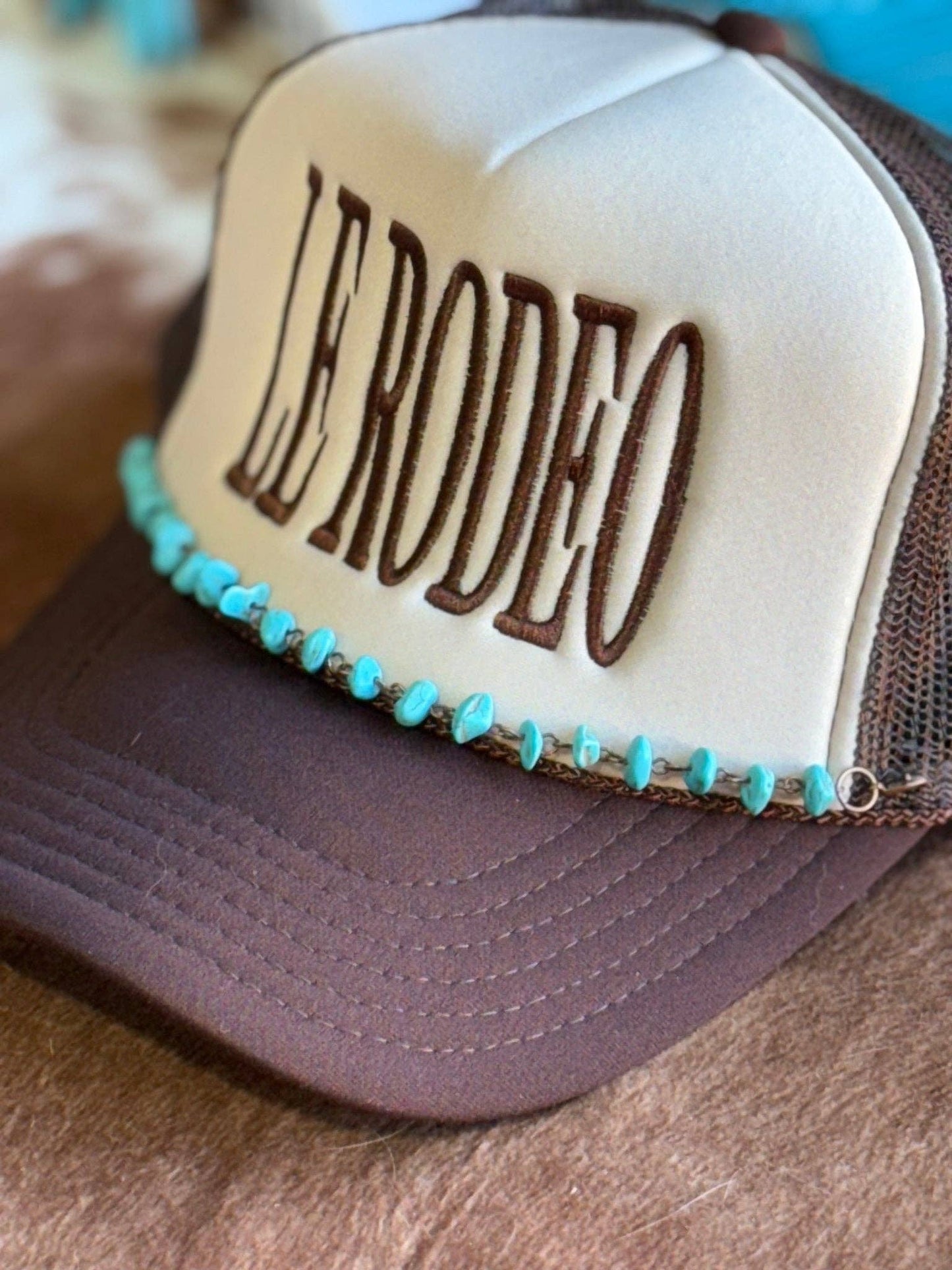 PRE-SALE Turquoise Trucker Hat Chain