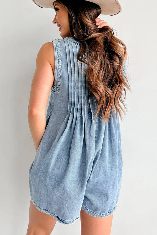 Denim Era Romper