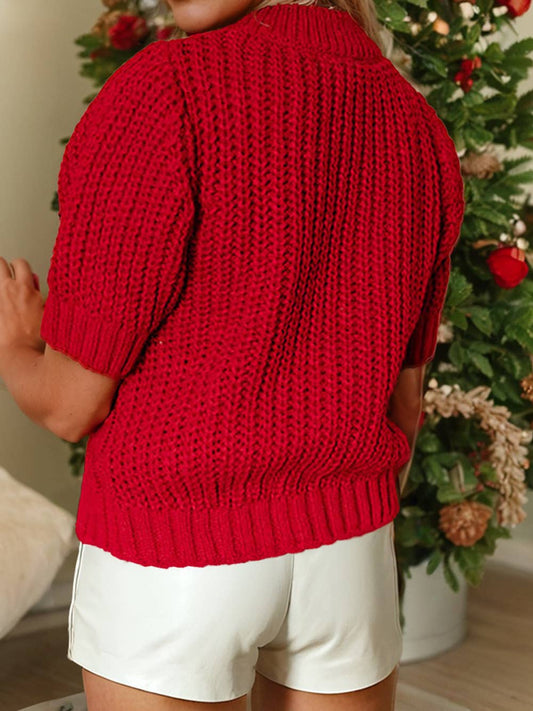 Wrapped in Red Sweater