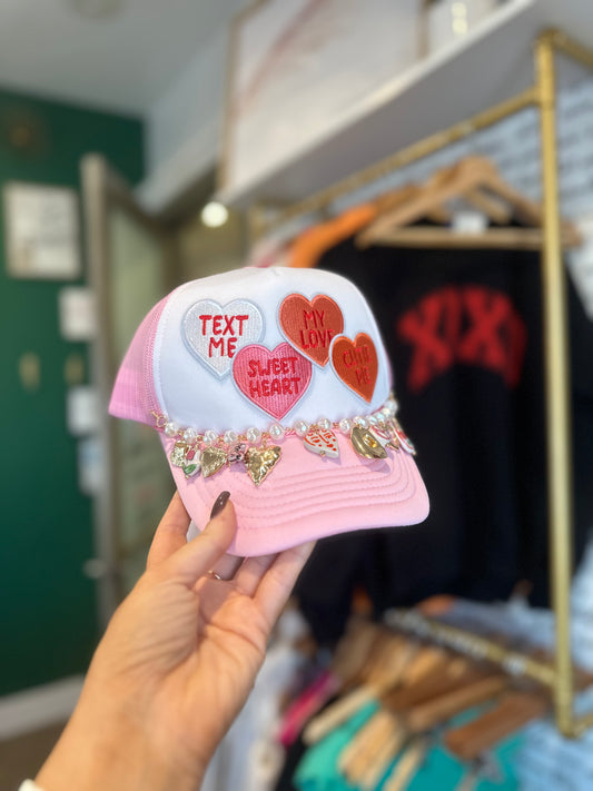 Chunky Pearl Chain Trucker Chain