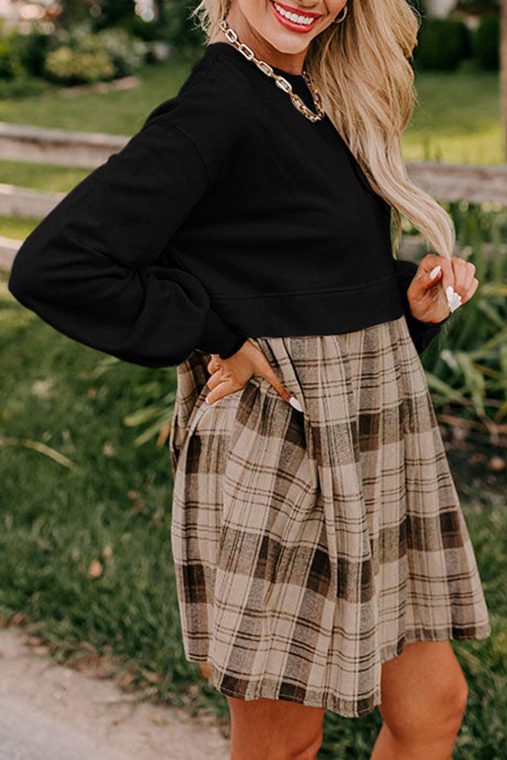 Plaid Harvest Dress