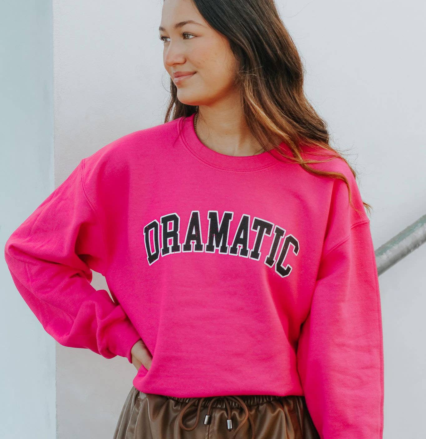 'DRAMATIC' Crewneck