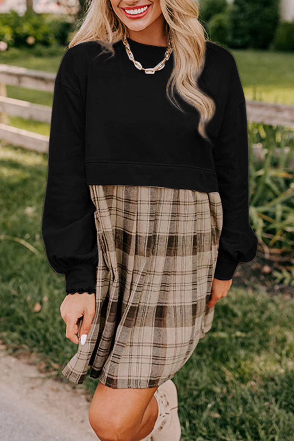 Plaid Harvest Dress