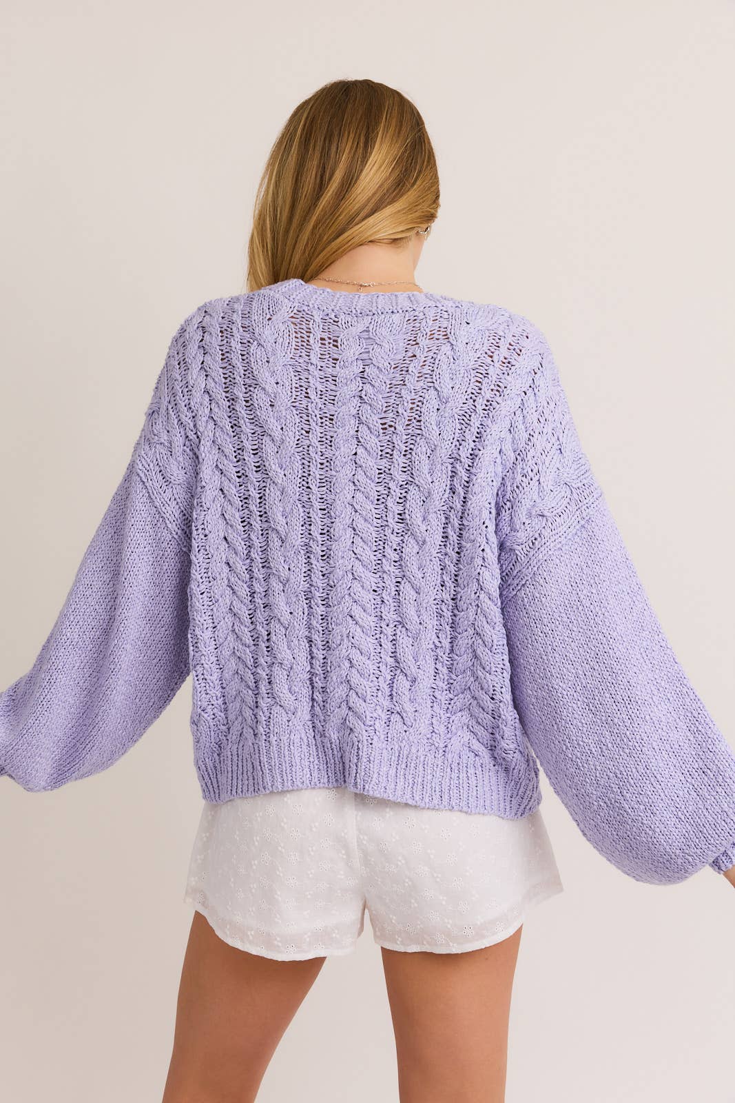 Lavender Bloom Cardigan