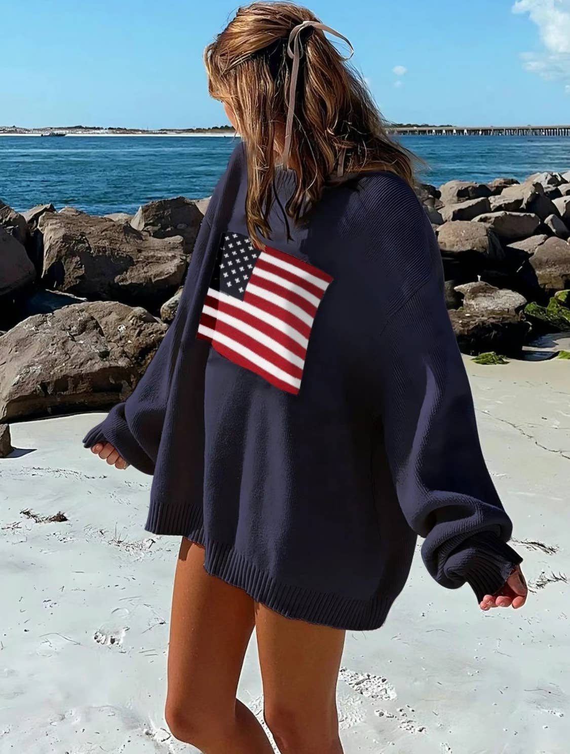 USA Flag Sweater