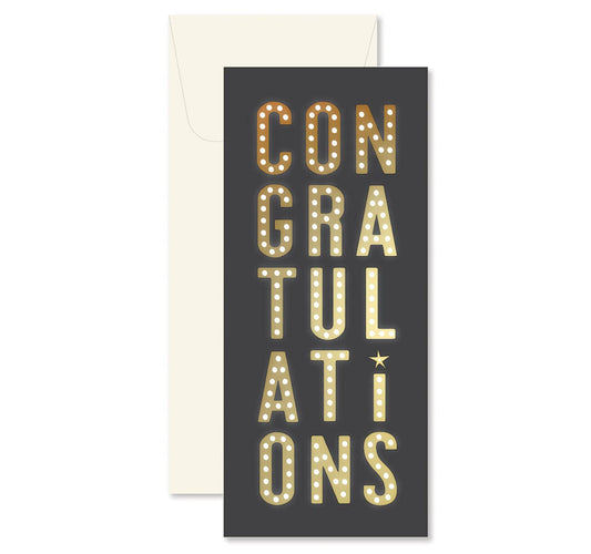 Congrats Marquee | Greeting Card