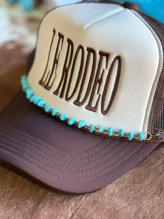 Turquoise Trucker Hat Chain