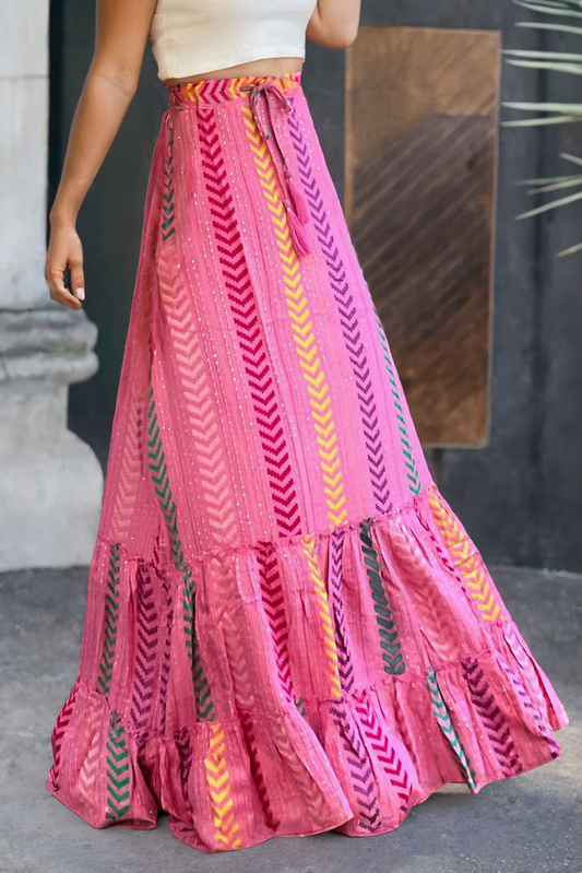 Carly Ruffled Maxi Skirt