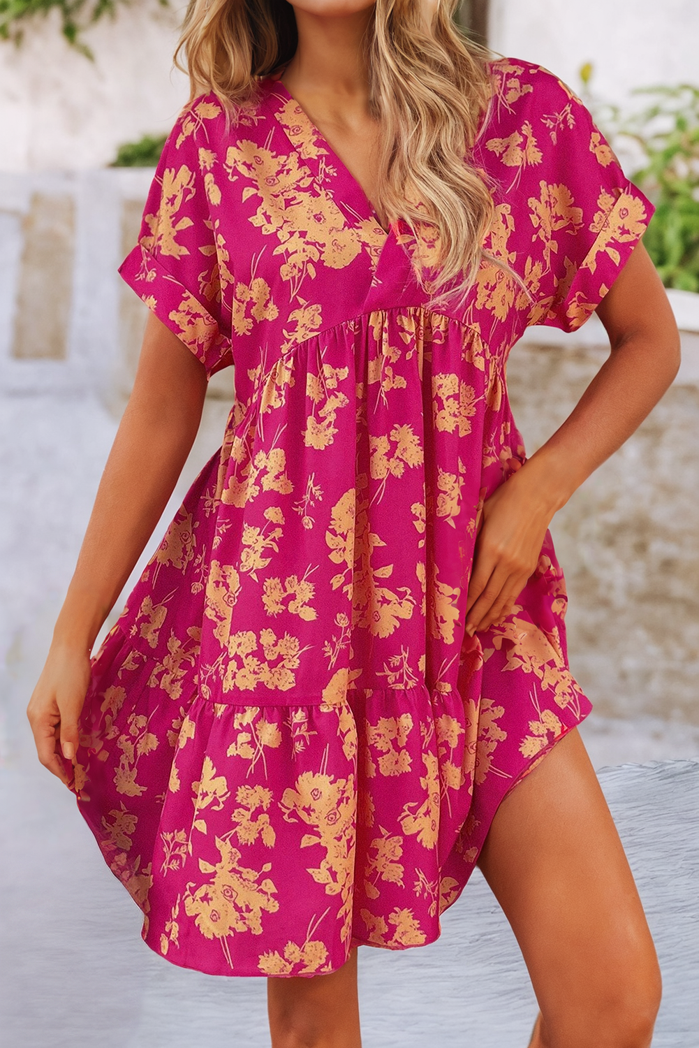 The Samantha Sleeve Smock Dress