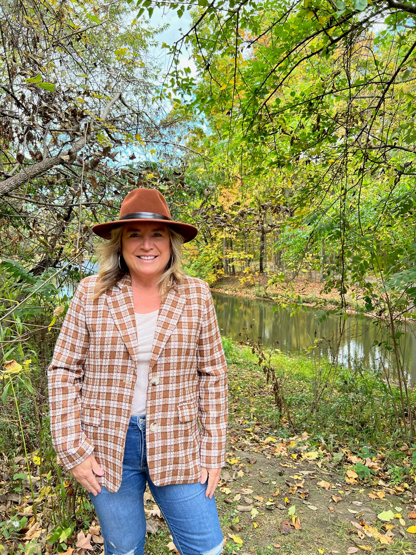 Fall Plaid Blazer