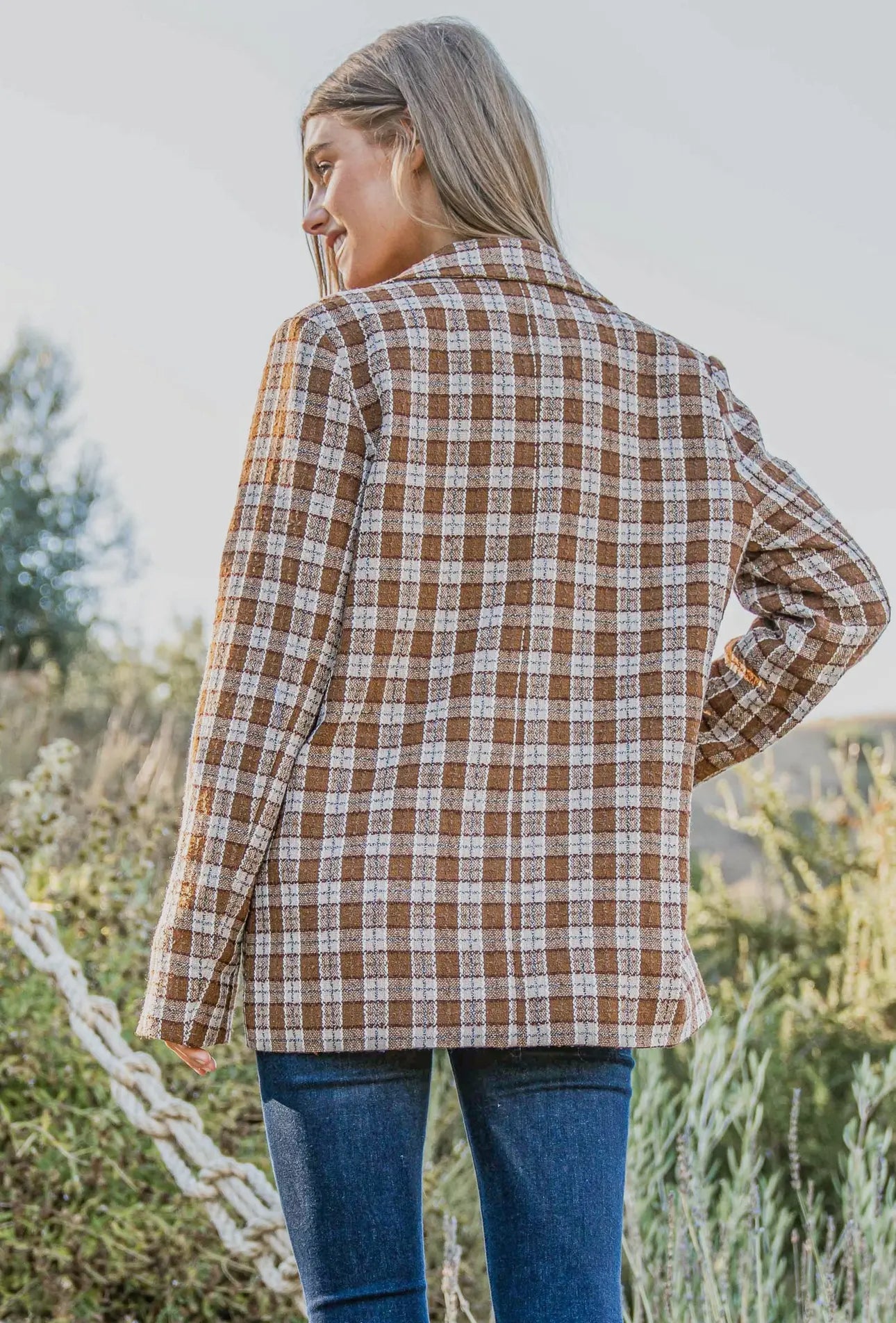 Fall Plaid Blazer