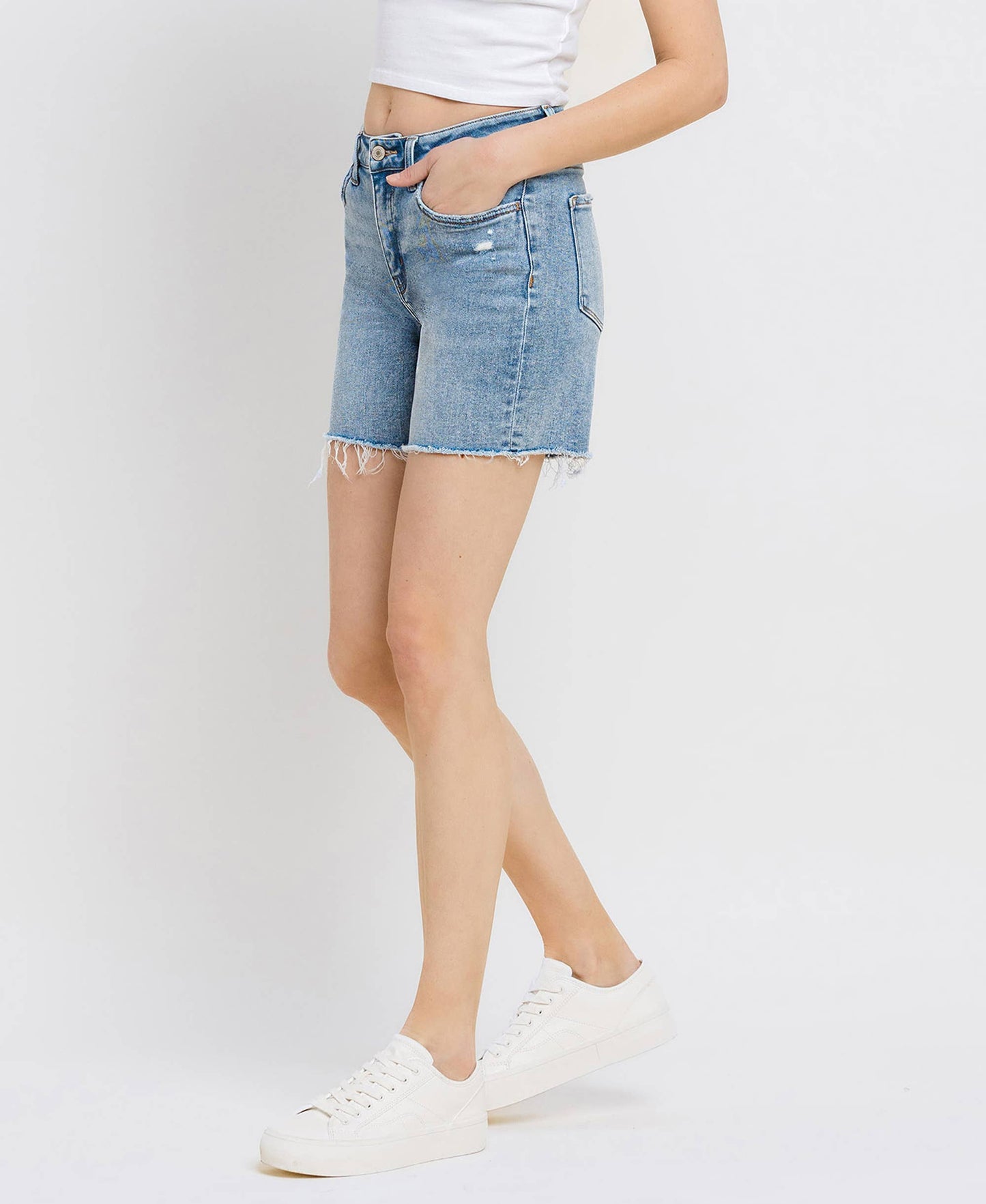 Loretta High Rise Midi Shorts